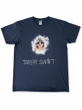 Taylor Swift 1989 World Tour Official Concert Tee Navy Blue Size L